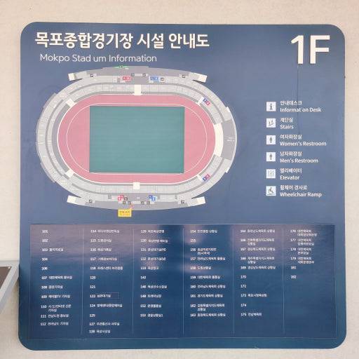 목포종합경기장 시설안내